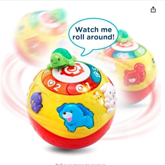 🟢 3 FOR $30 🟢 VTECH WIGGLE AND CRAWL BALL - Picture 1 of 7